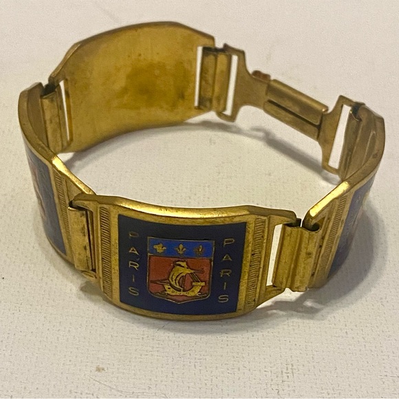 Vintage WWII Commemorative Panel Bracelet - Picture 13 of 15
